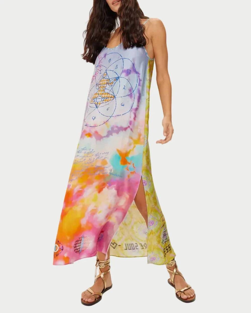 NEW ME369 olivia camisole dress in runic whisper